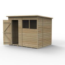 5013053200490 1 4LIFE Pent Shed 8x6 Single Door 2 Windows Installation 1200.jpg